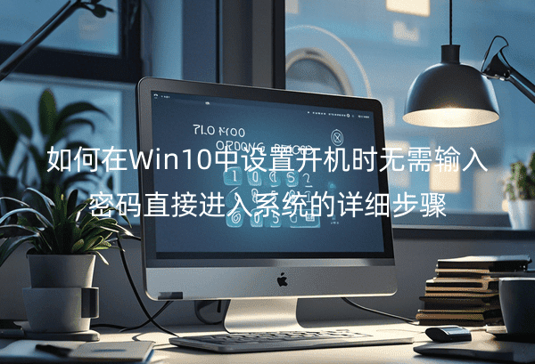 如何在Win10中设置开机时无需输入密码直接进入系统的详细步骤