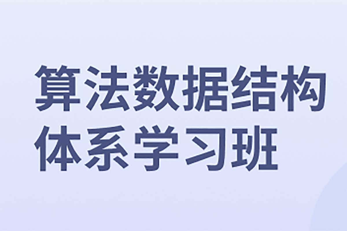 从零到精通：算法数据结构体系学习班，打造你的编程核心竞争力！