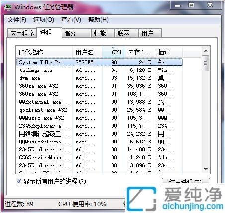 详细介绍在Win7系统中打开任务管理器的几种方法