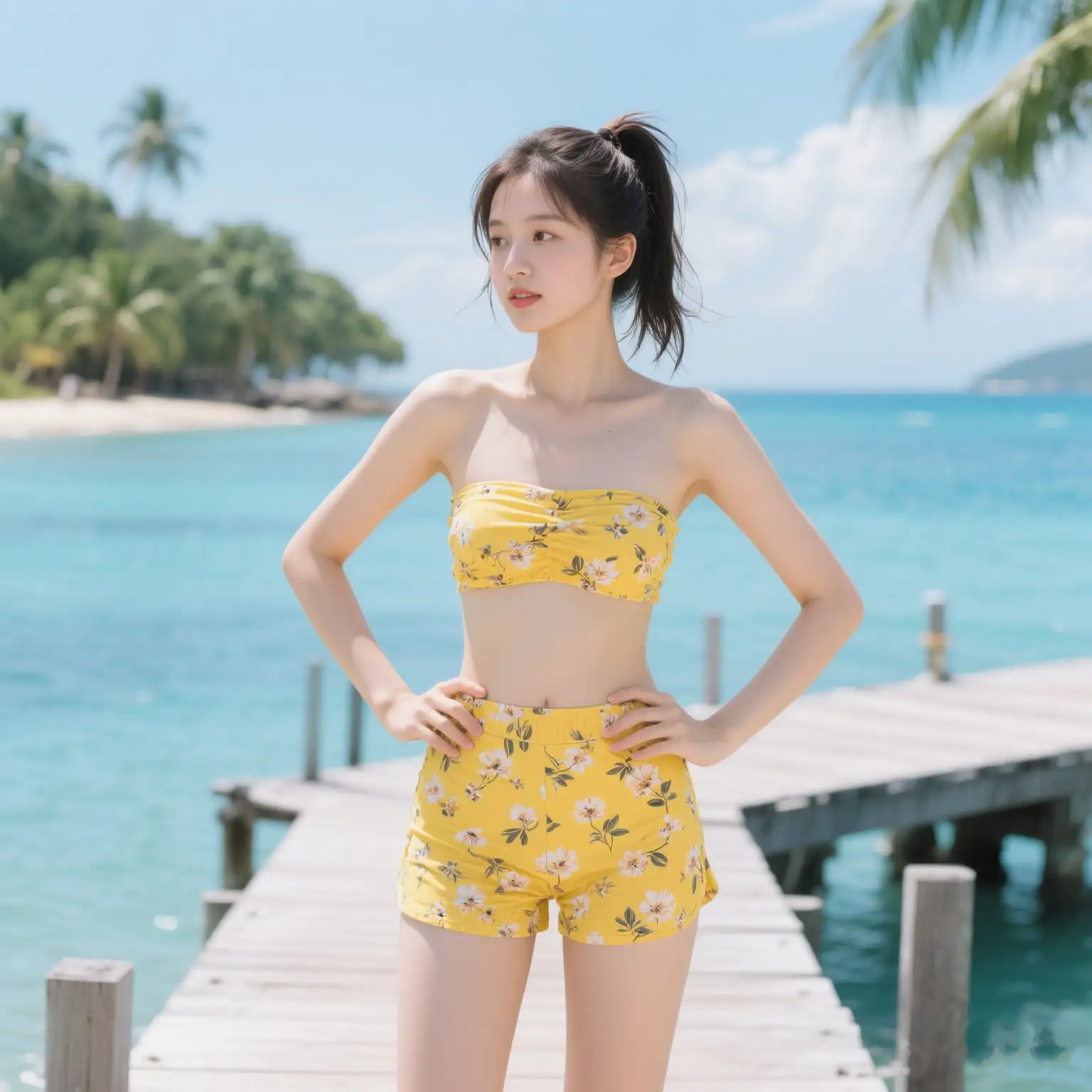 夏日涟漪｜少女泳装随拍记
