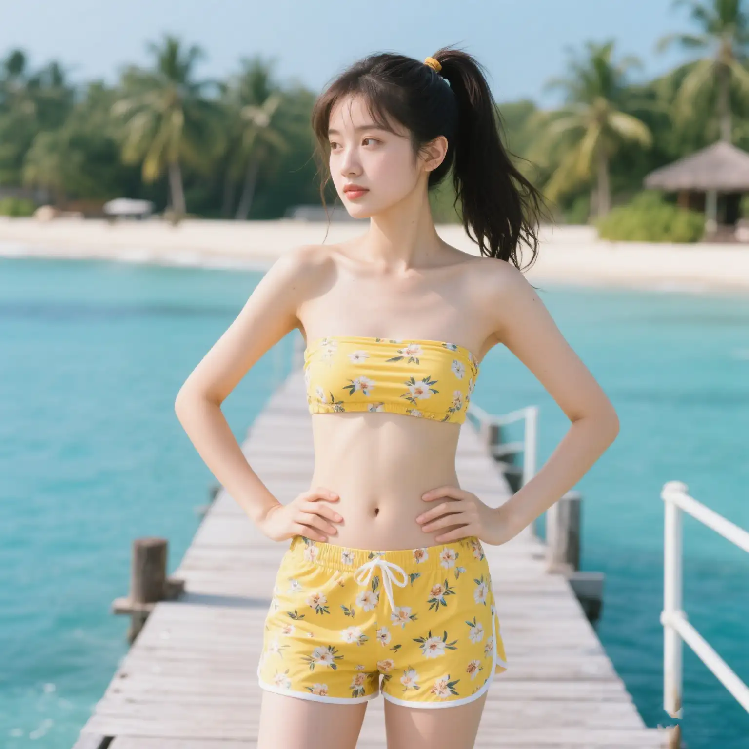 夏日涟漪｜少女泳装随拍记