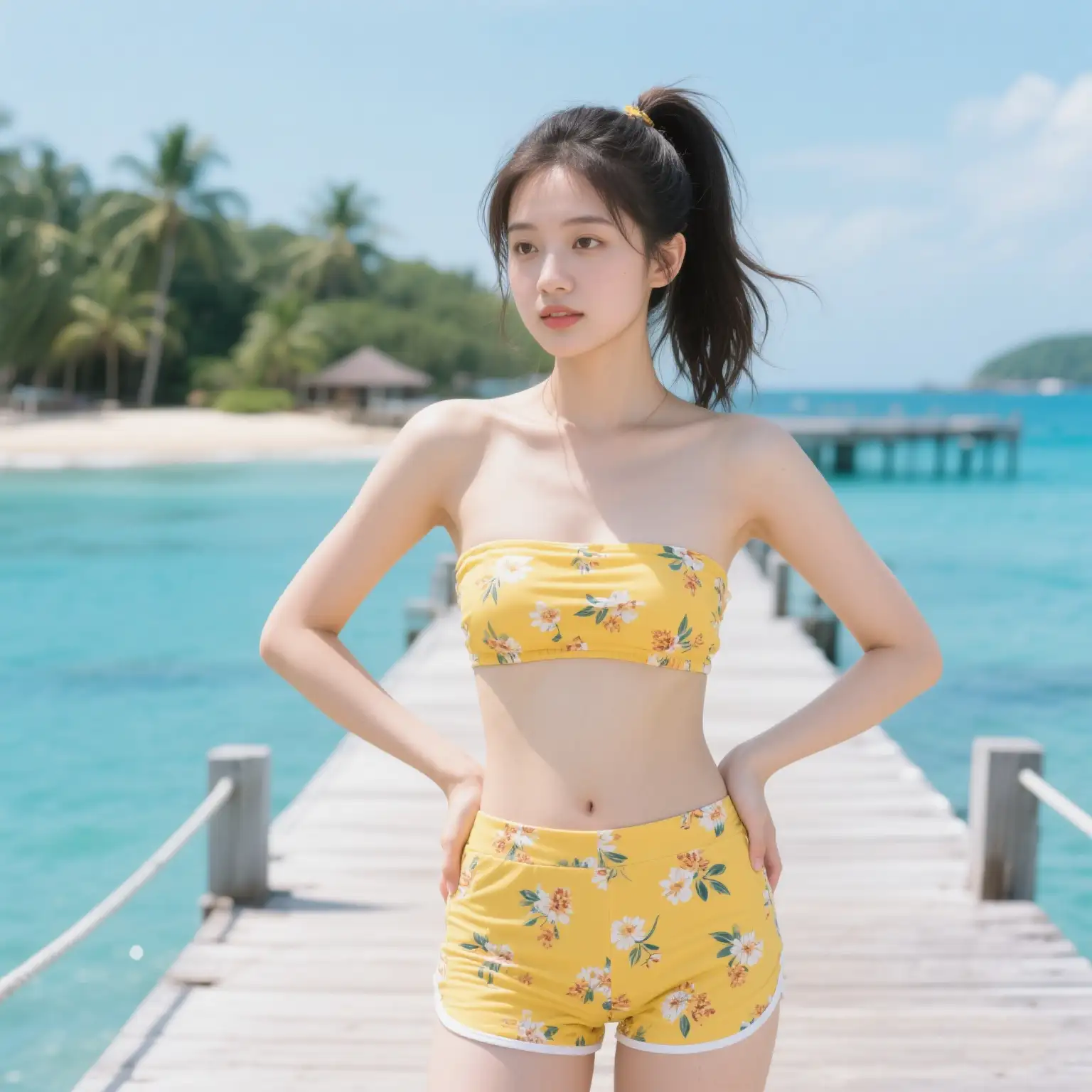 夏日涟漪｜少女泳装随拍记