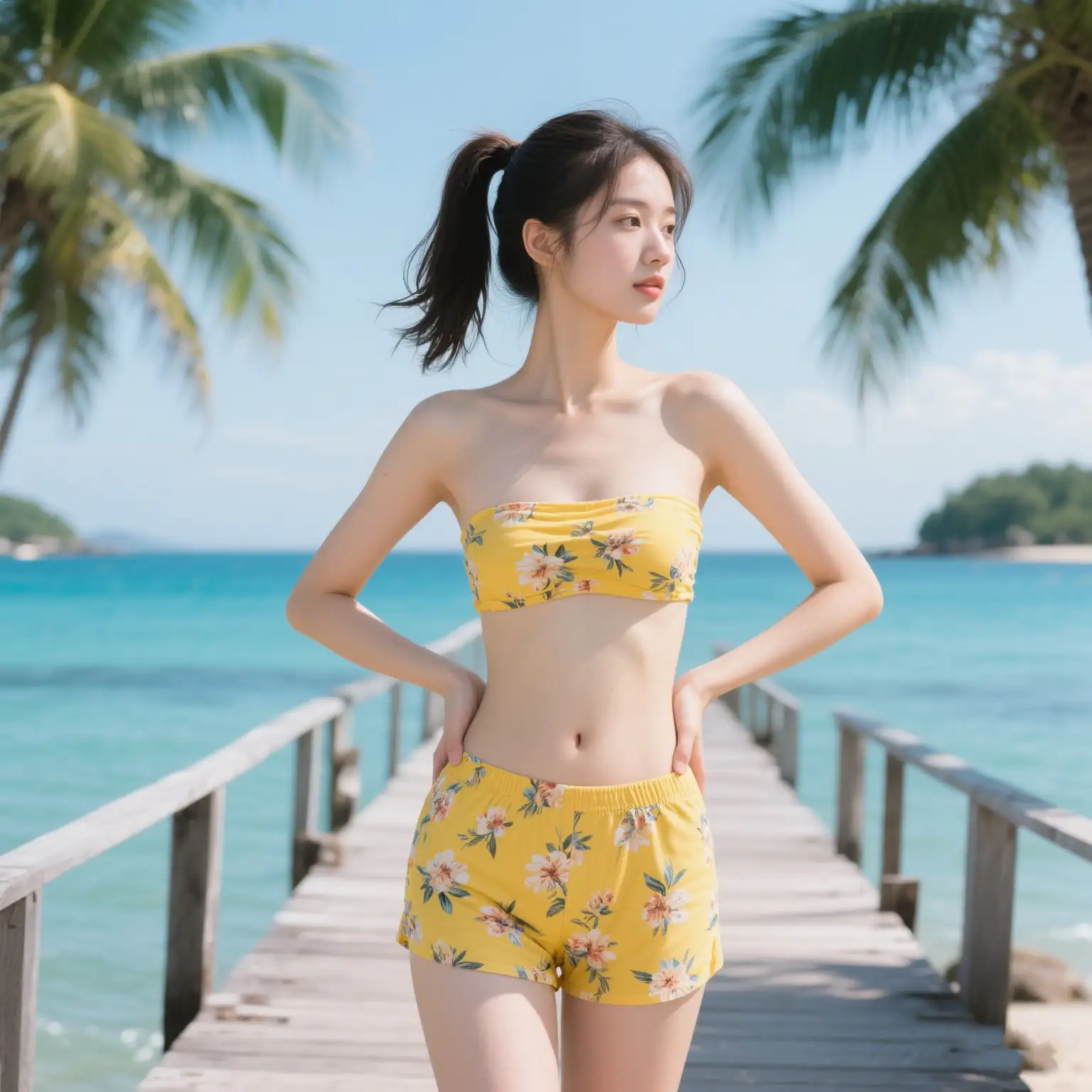 夏日涟漪｜少女泳装随拍记