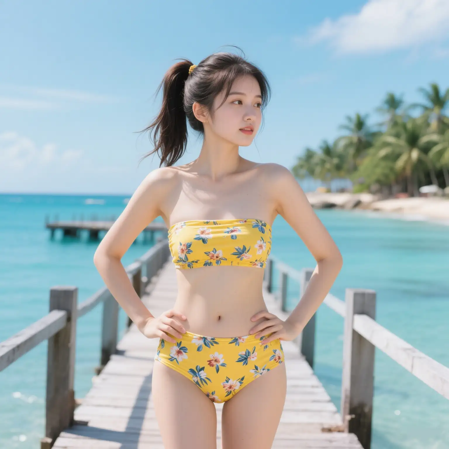 夏日涟漪｜少女泳装随拍记