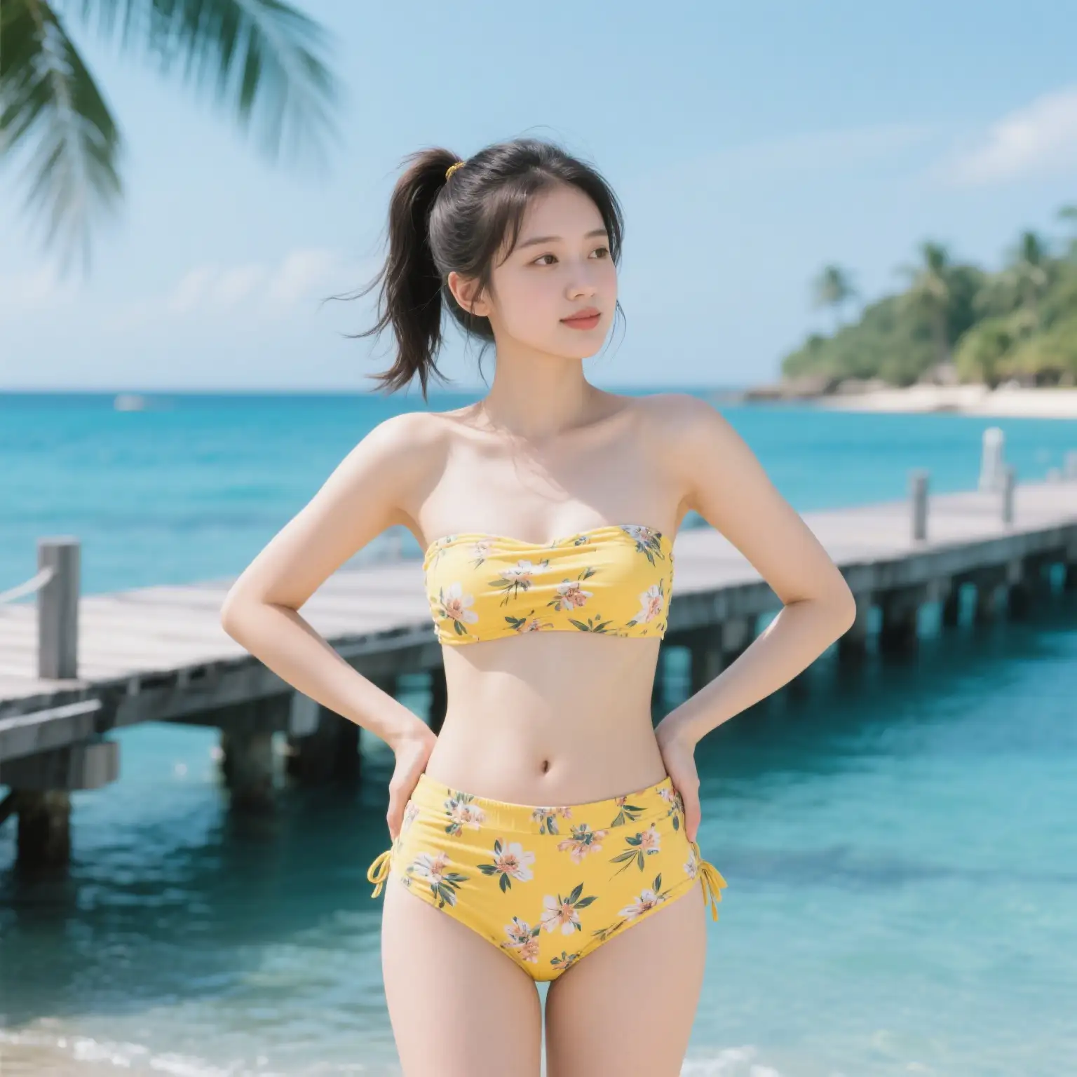 夏日涟漪｜少女泳装随拍记
