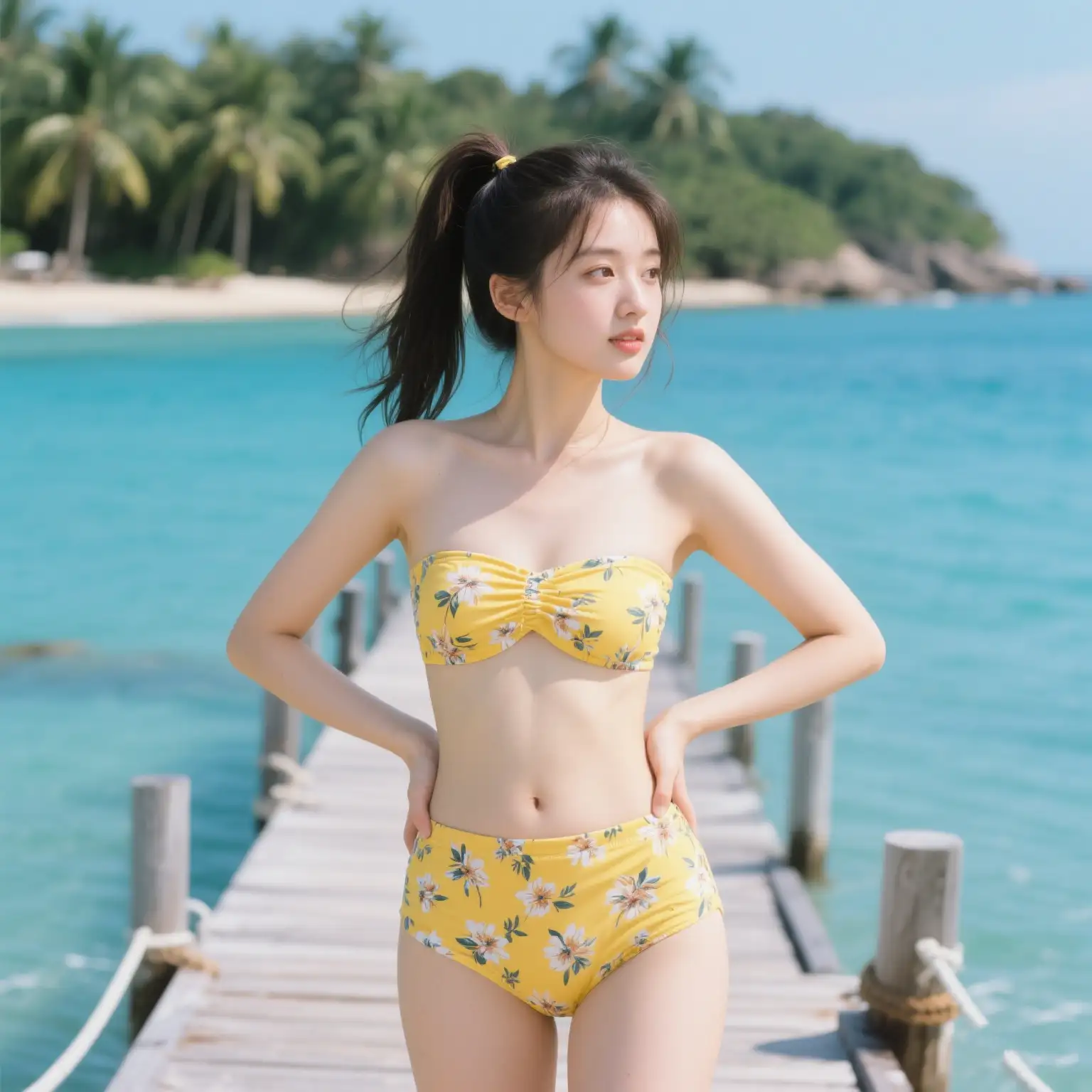 夏日涟漪｜少女泳装随拍记