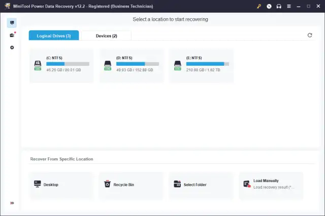 MiniTool Power Data Recovery v12.6 便携版：桌面版+PE版