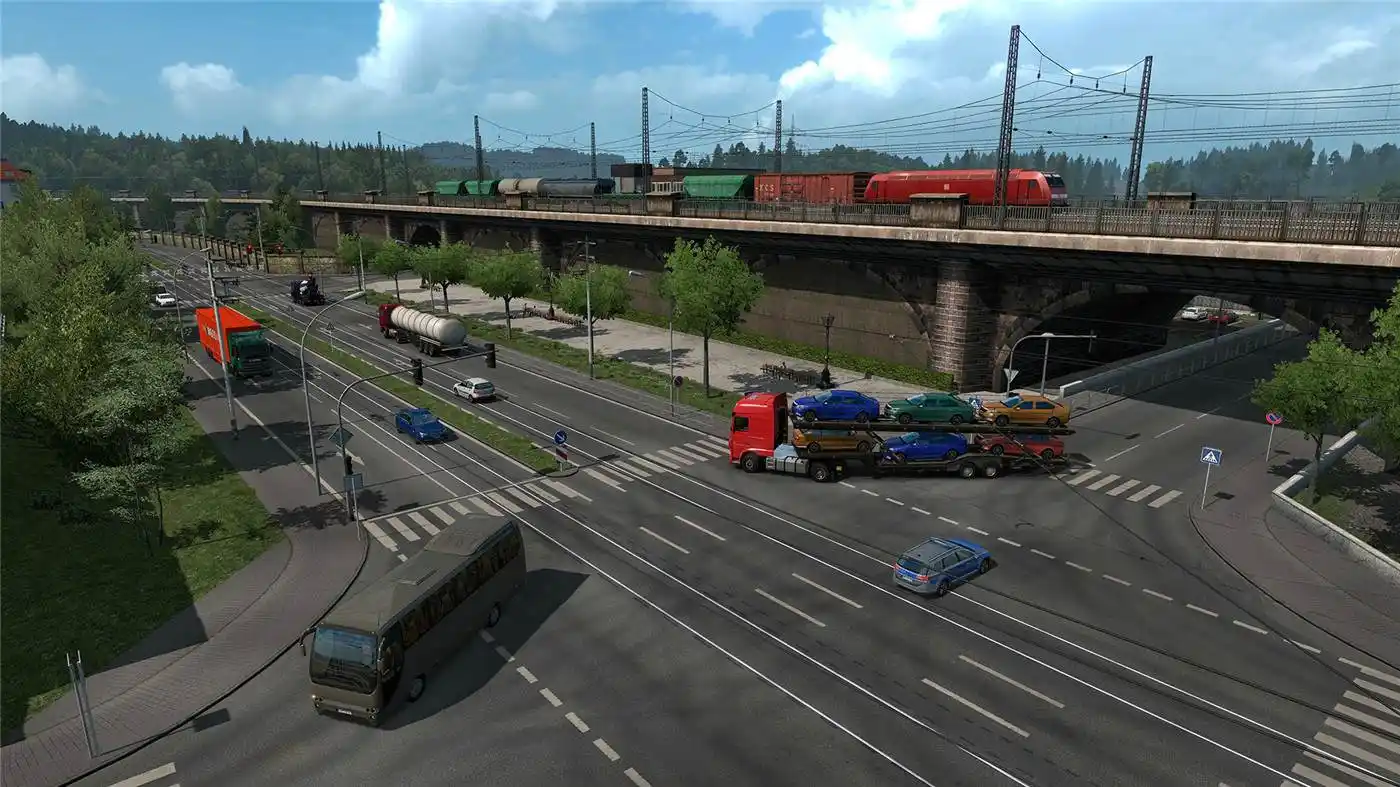 模拟经营类游戏《欧洲卡车模拟2》v1.55.1.5s中文版