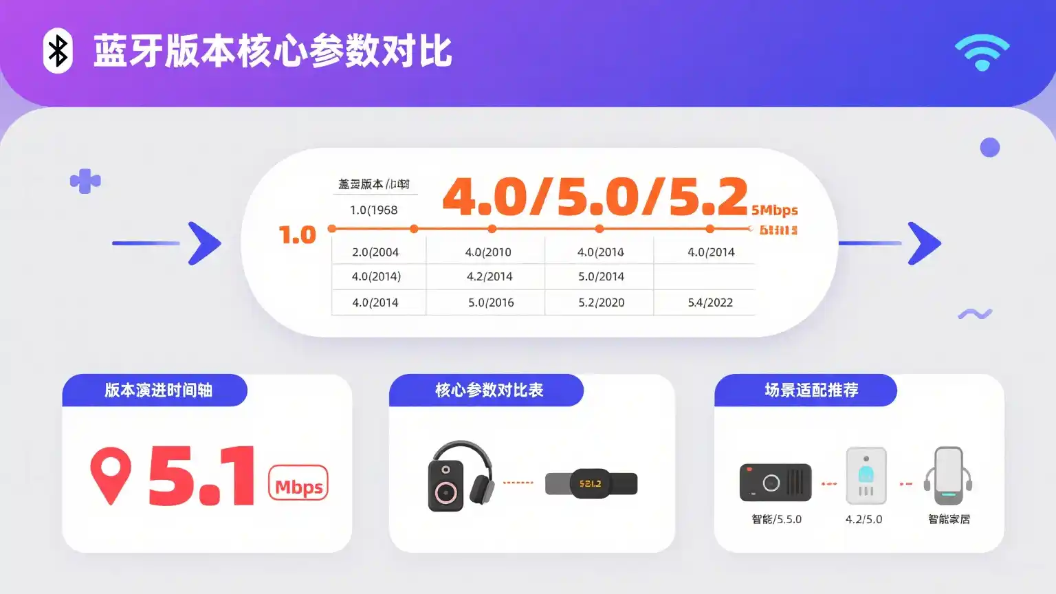 蓝牙版本怎么选？蓝牙模块选哪个版本？从技术差异到场景适配解析