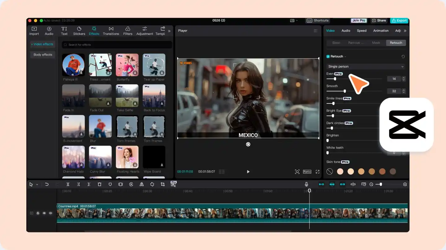 CapCut v6.8.0.2722 Beta7