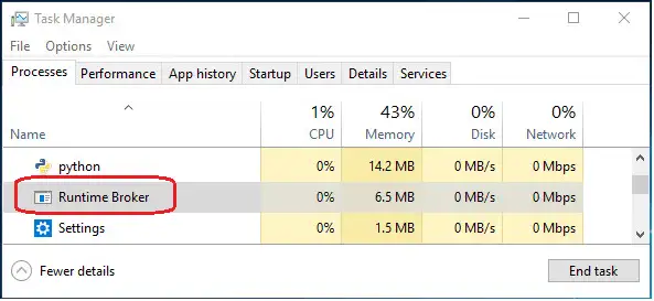 Runtime Broker是什么进程？Windows系统权限管理的核心进程